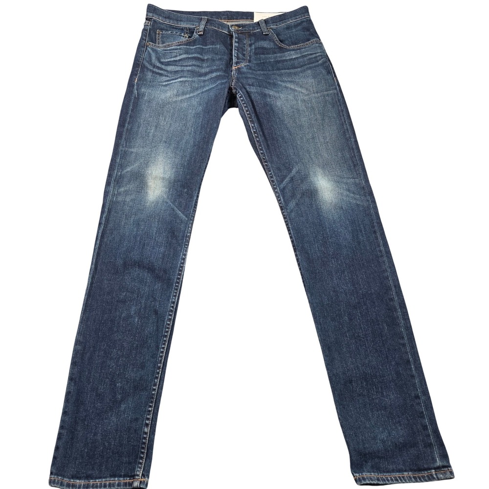 Rag & Bone Standard Issue Jeans Mens 32 Blue Fit 2 Slim Leg Wash Denim